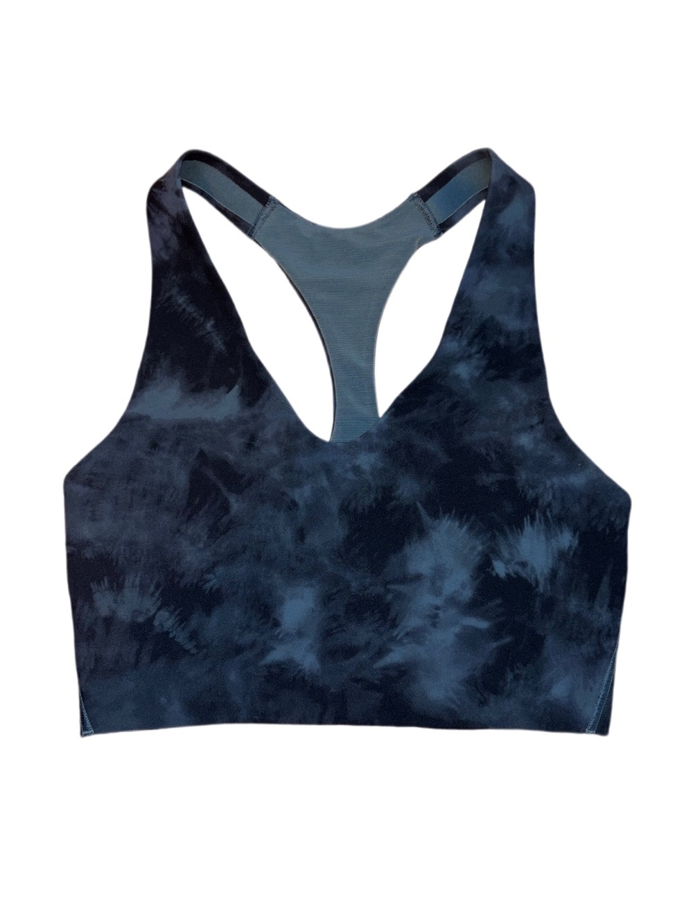 Spanx Longline Medium Impact Sports Bra in Storm Tie Dye Women's Size XS